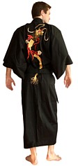 кимоно мужское с вышивкой