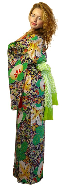 silk antique kimono. The Japonic Online Kimono Store