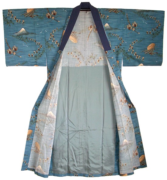 мужское винтажное кимоно, 1950-е гг.