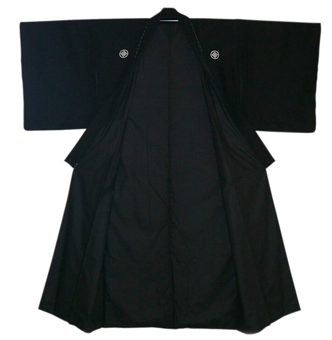 японское шелковое мужское кимоно, 1930-е гг. Kimono-Ya, интернет-магазин